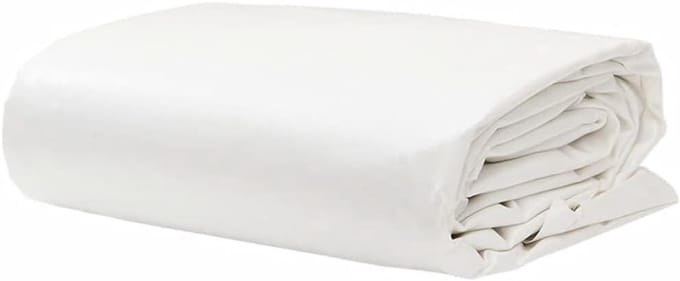 Dekzeil - Afdekzeil Zeil - Bescherming Buiten - Waterdicht Canvas - 4 x 7 m - Wit