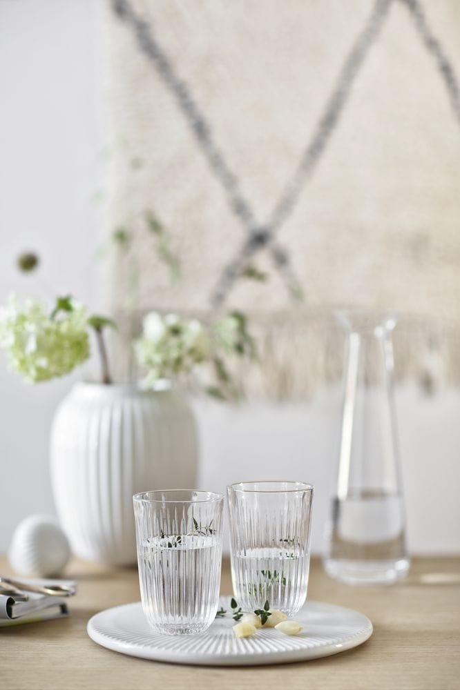 Kähler Design - Hammershøi Vaas - wit - Hoogte 10 cm
