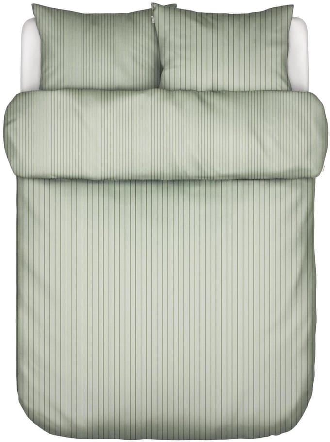 Marc O'Polo Eino Dekbedovertrek Biologisch Katoenperkal Calm sage - Lits-Jumeaux - 240x200/220 cm