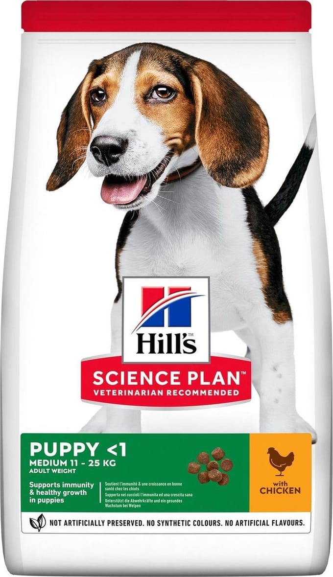 Hill's Canine Puppy Medium Kip - Hondenvoer - 2.5 kg