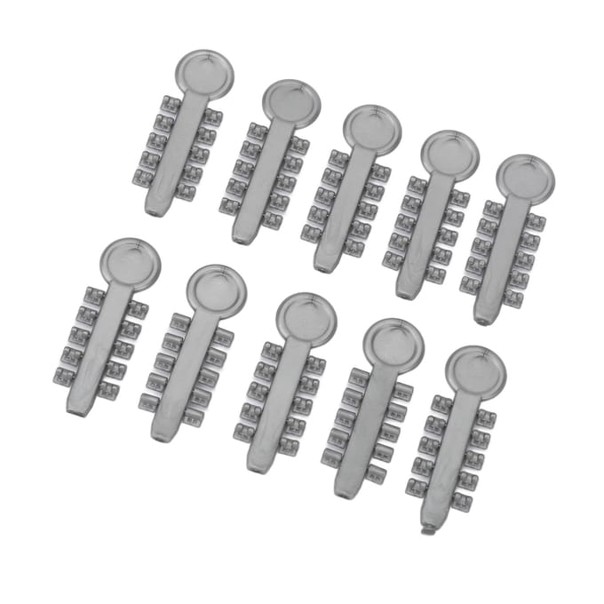 10 pcs Cales Rotatives Dentaires Grises Élastiques Coussinets en Caoutchouc Rotatifs Dentaires pour Correction Dentaire gray