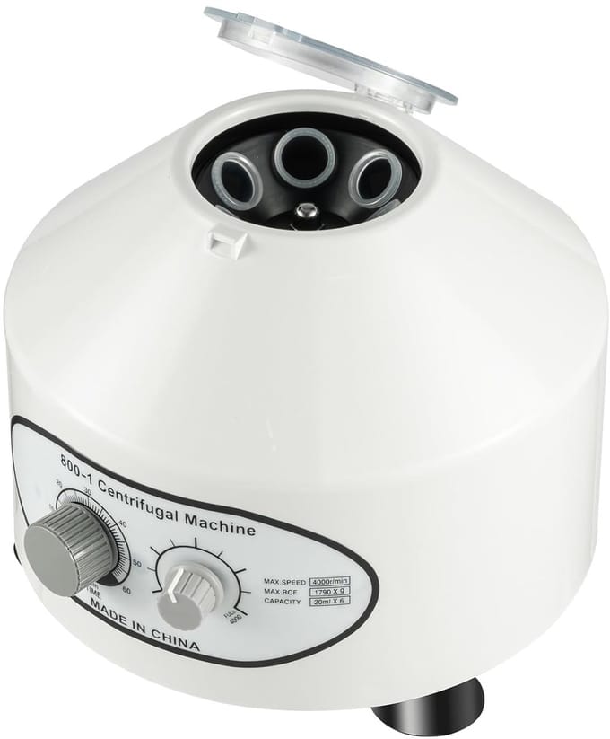Laboratorium Centrifuge - Tafelmodel Apparaat - Bloedplasma Scheiden - Variabele Snelheid - 20ml Capaciteit
