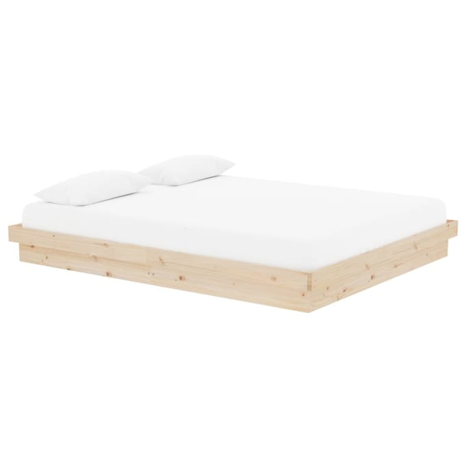 vidaXL - Bedframe - zonder - matras - massief - hout - 160x200 - cm