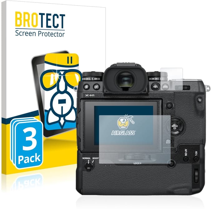 Screenprotector 3 Stuks voor Fujifilm X-H1 Beschermglas transparant