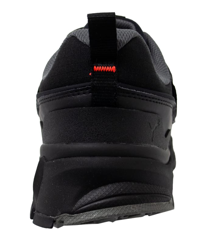 Puma Trailfox Overland MTS Grid Zwart Laag Lace Up Herentrainers 371477 01