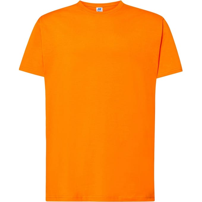 JHK Heren Premium Normaal T-Shirt (Oranje)