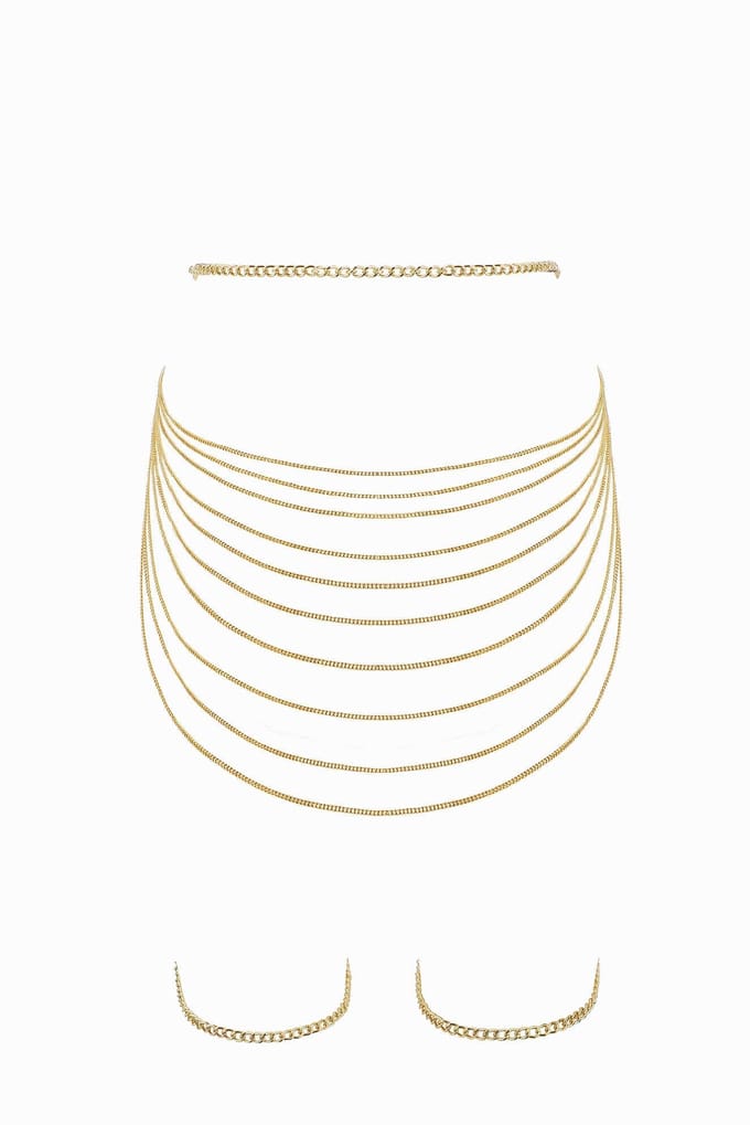 Ludovica Martire | Venus Suspender | Bodychain | Clubwear