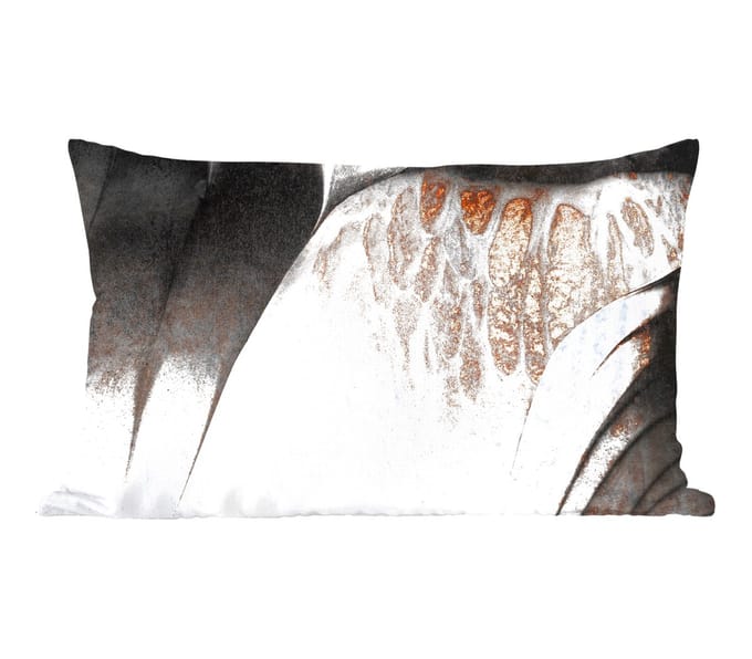 Sierkussens - Kussentjes Woonkamer - 60x40 cm - Goud - Abstract - Design