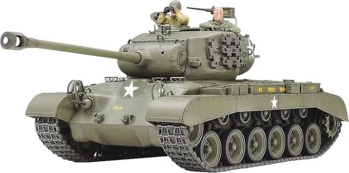 WWII US Military M26 Pershing T26E3 Modelbouwset 1:35