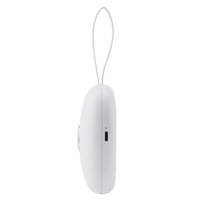 TS-BC680 Stille trilwekker met LED-display 2 alarmen Snooze Draagbare klok met pop 0 wit