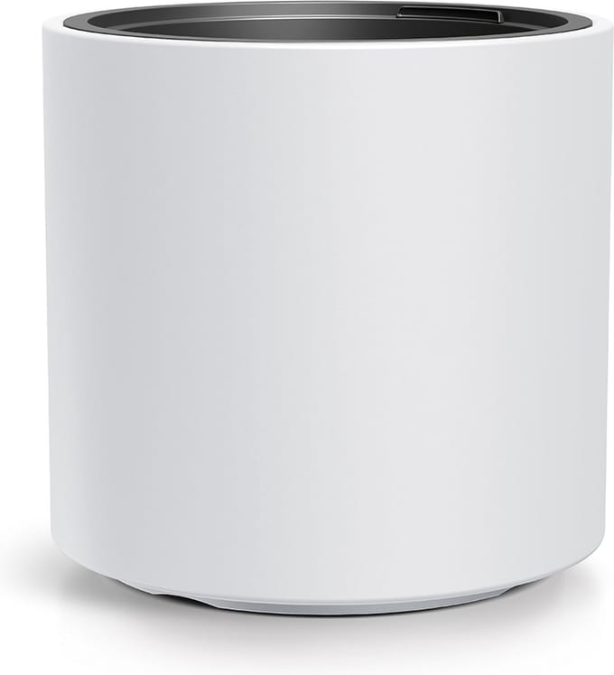 Bloempot Rond Heos R Slim 30cm WIT Prosperplast