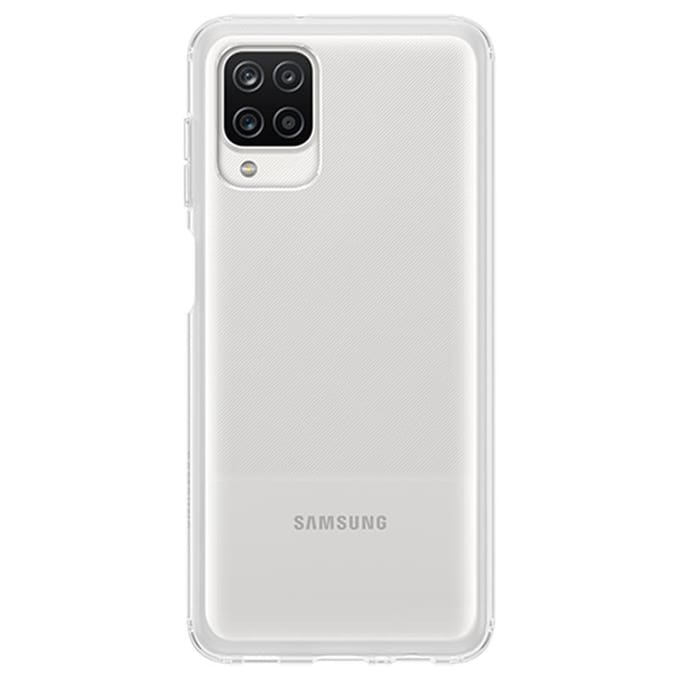 Samsung Originele Silicone Clear Cover voor de Galaxy A12 - Transparant