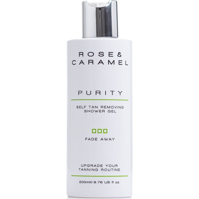 Rose & Caramel Purity Fade Away Self Tan Removing Shower Gel 200ml