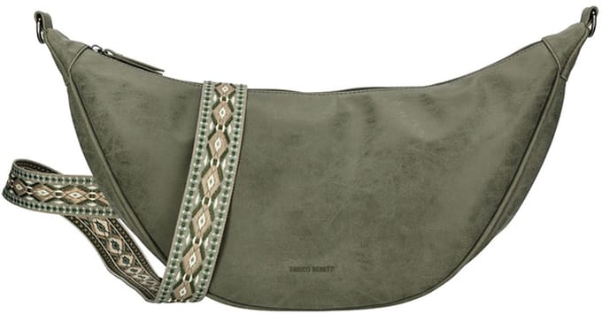 Enrico Benetti Moonbag Schoudertas Indy Olijf