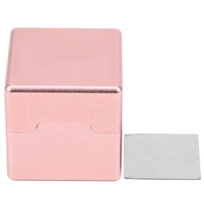 Alliage d'Aluminium Porte-Craie de Poche pour Queue de Billard Américain Étui de Transport pour Craies de Queue de Billard beige