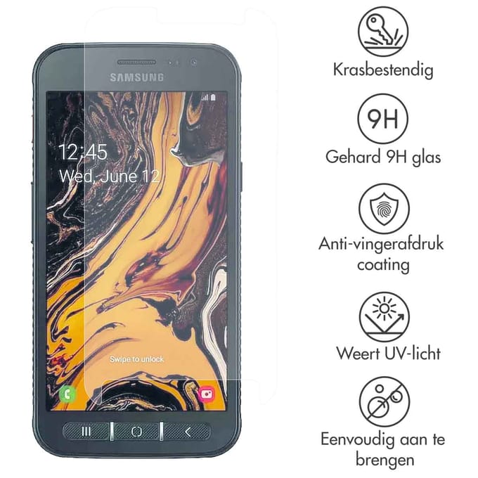 Accezz Screen Protector - Geschikt voor Samsung Galaxy Xcover 4 / Xcover 4S - Gehard Glas Screenprotector