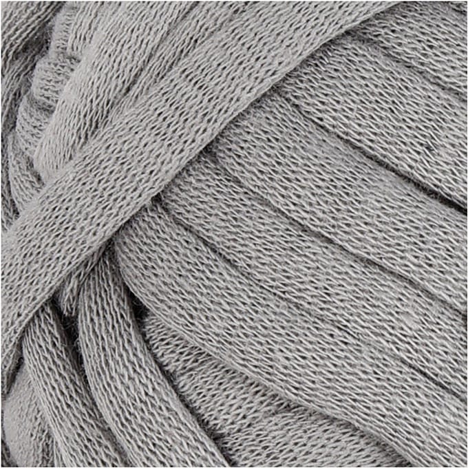 Textielgaren, L: 45 M, needle 10-12, grijs, 100 gr/ 1 bol