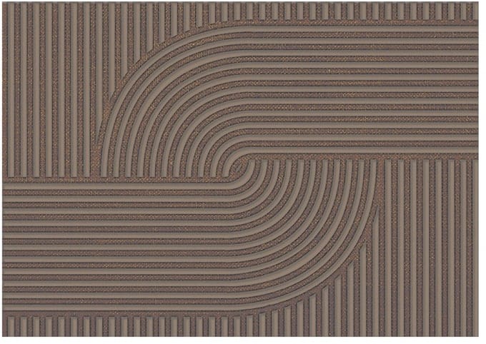 MD Entree - Deurmat - Schoonloopmat - Impression Zen - Knot Taupe - 50 x 75 cm