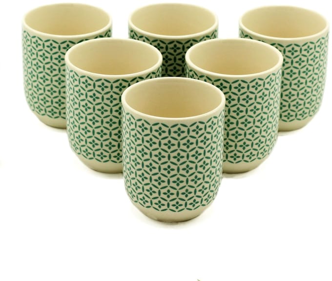 Kruidentheekopjes - Groen Mozaïek - cadeau geschenkset vrouwen geschenkset mannen