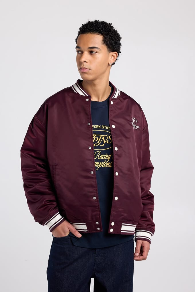 America Today Joep Burgundy Maat: L | Bomberjacks Outlet | Heren | Bordeaux