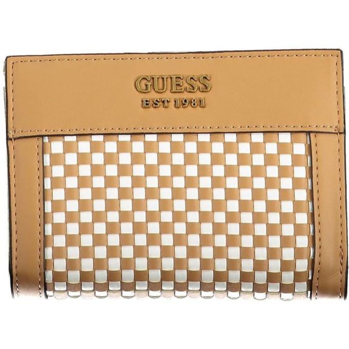 Guess Jeans Bruine Polyethyleen Portemonnee