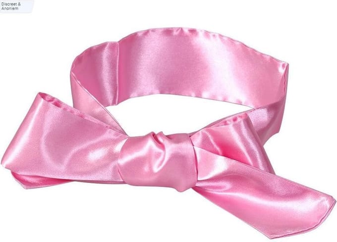 BDSM Blinddoek / Zacht als Zijde Bondage Masker - Licht Roze