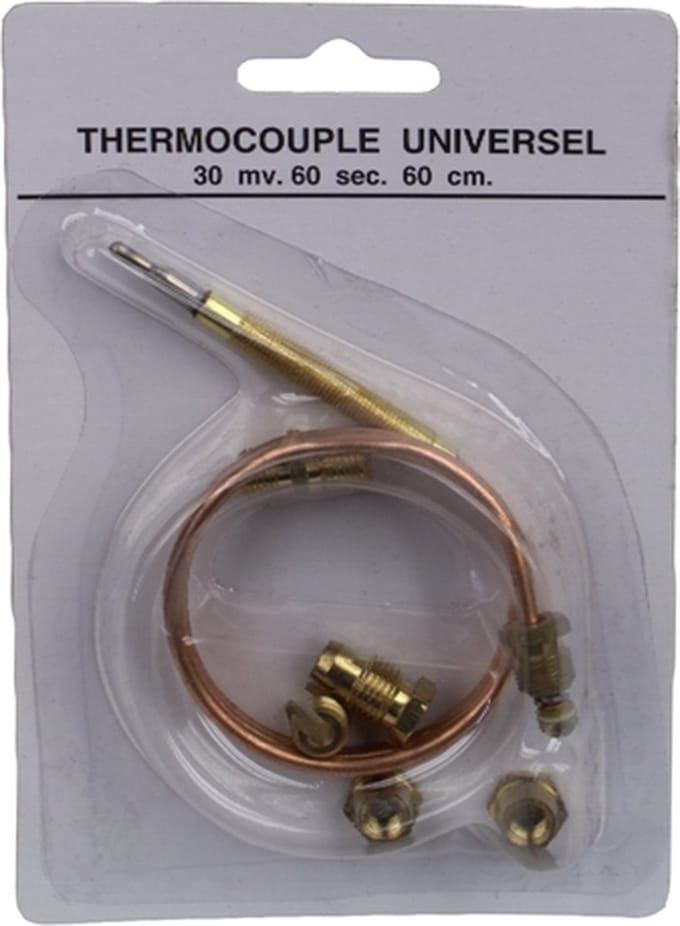 UNIVERSEEL - THERMOKOPPEL UNIVERSEEL 60cm T 30mv.60sec -