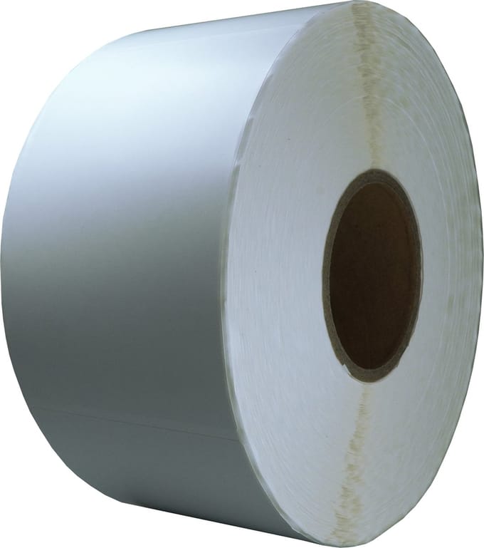 DULA Compatible Zebra Labels 102x152mm - 1500 etiketten per rol - kern 76mm - Wit- Permanent - 1 rol