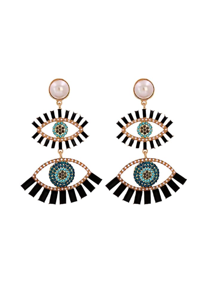 Margot Bardot Kia Eye Oorbellen Black