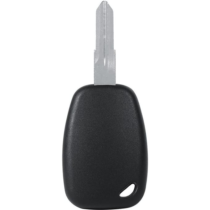 Coque de clé télécommande à 2 boutons non coupée pour Renault Kangoo Dacia Logan gray
