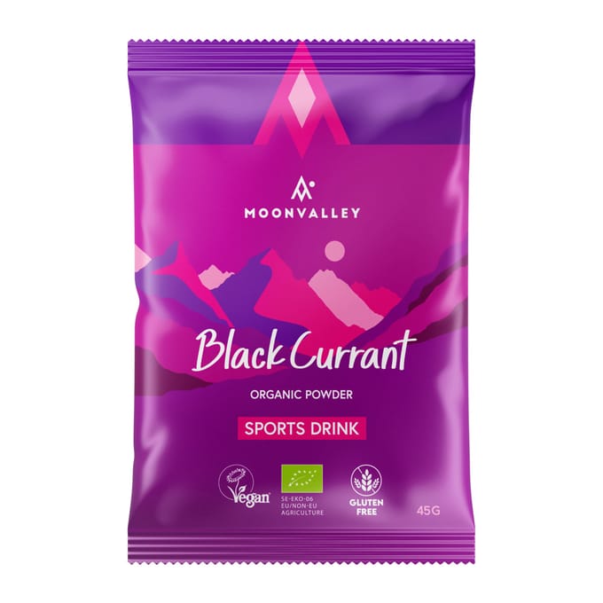 Moonvalley Organic Sports Drink - Black Currant - (Per 12 in doos) - Sportdrank