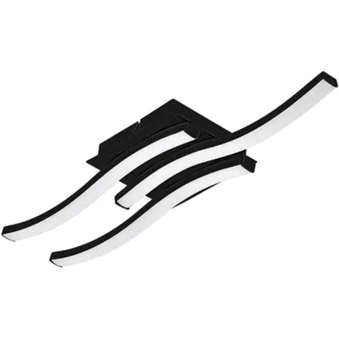 Eglo Plafondlamp Cabezas-e Zwart Koel Wit 12w