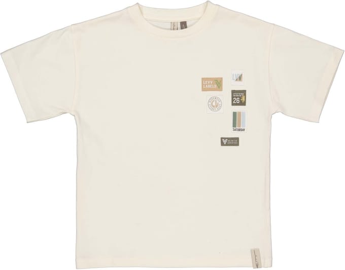 Levv - Banu Jongens Shirt - White Cream - Maat 152
