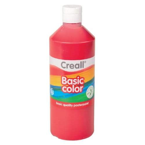 Plakkaatverf Creall basic donkerrood 500ml