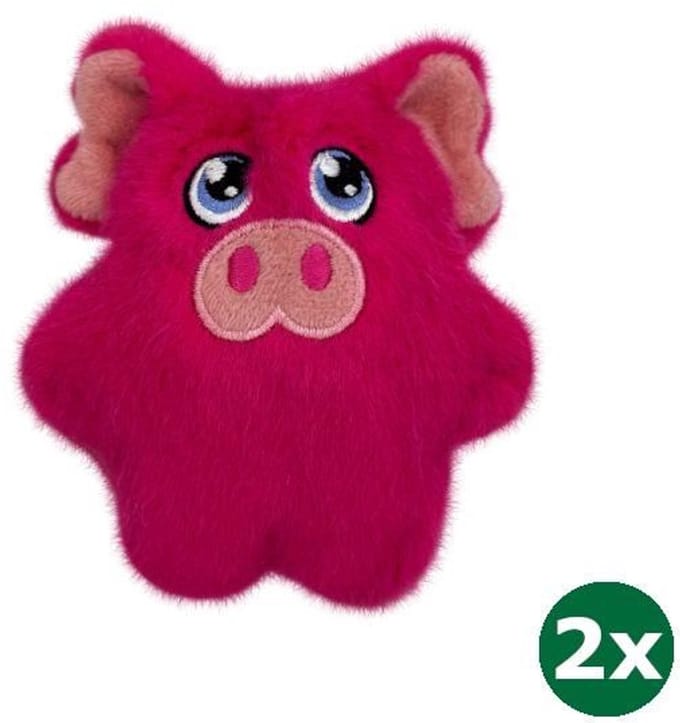 Kong snuzzles mini varken 2x 11x10x4,5 cm