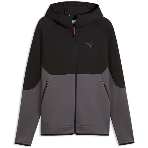 Puma Pumatech Slim Elevated Full-Zip Hoodie Dk Sweater - Sportswear - Volwassen