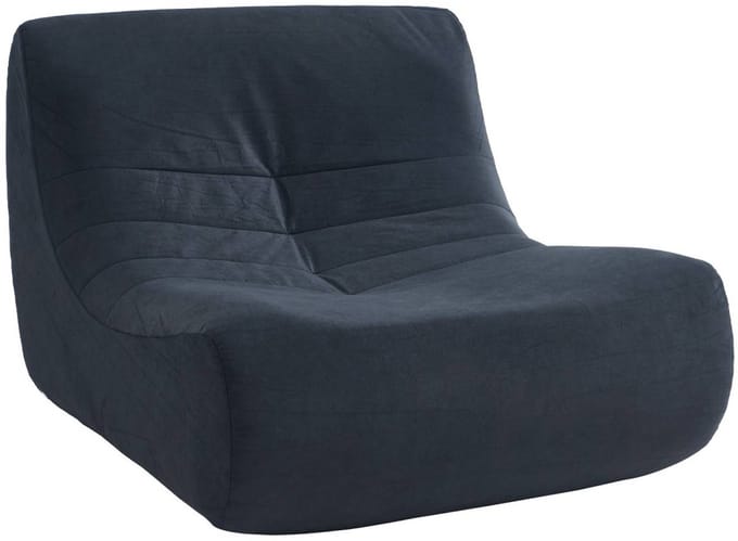 sweeek - Waterafstotend velours fauteuil 1 zitplaats - sokol