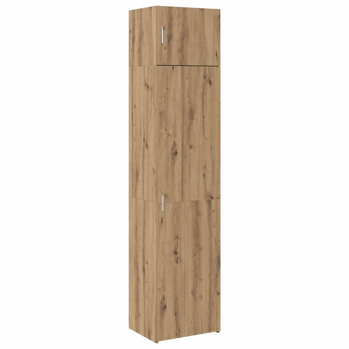 vidaXL - Dressoir - 2 - st - Artisan - Eiken - 50 - x - 41 - x - 225 - cm