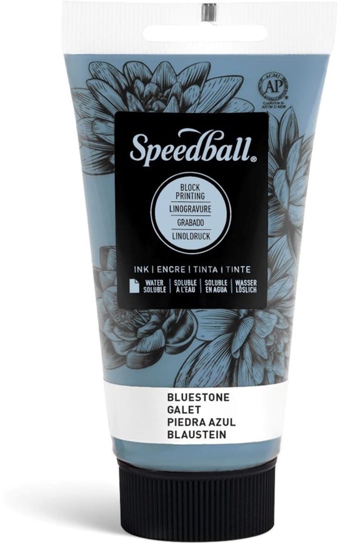 Water-soluble bloc printing ink bluestone - Speedball