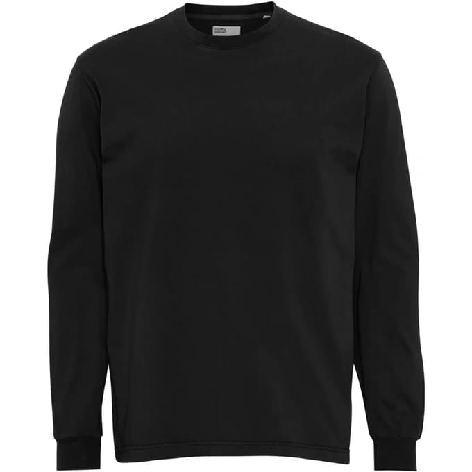 T-shirt met lange mouwen Colorful Standard Organic oversized deep black