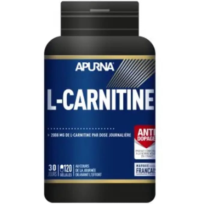 Potje met 120 capsules Apurna L-Carnitine