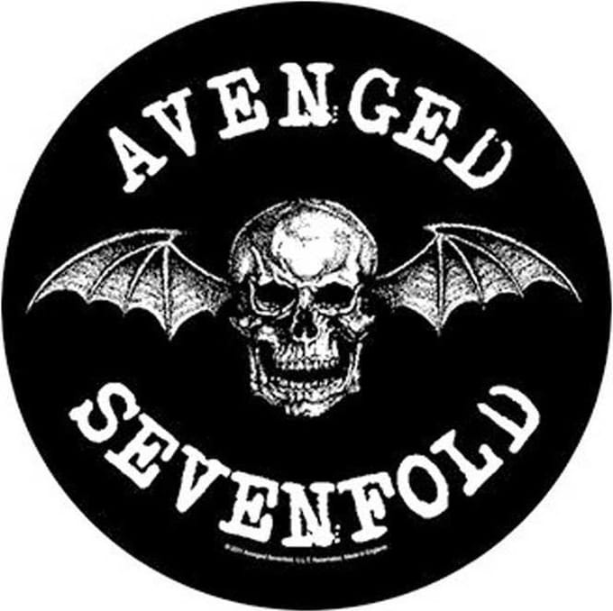 Avenged Sevenfold - Death Bat Rugpatch - Zwart