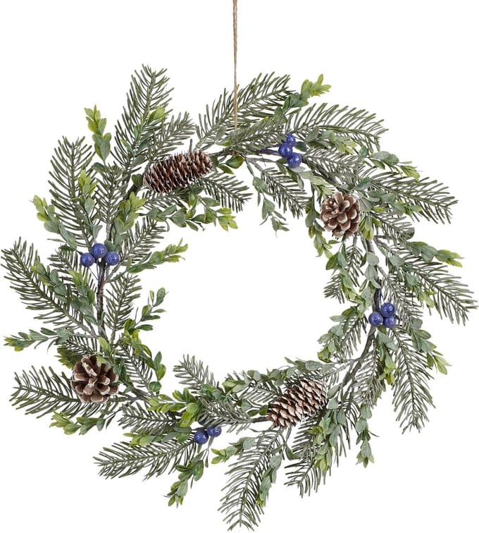 Wreath green TIPS 84 - h7xd42cm