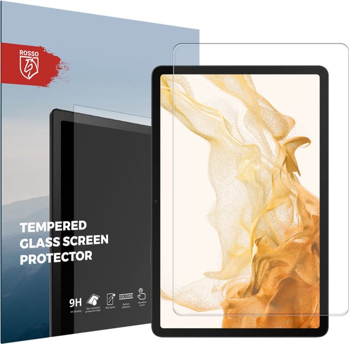 Rosso 9H Tempered Glass Screen Protector Geschikt voor Samsung Galaxy Tab S7+ / S8+
