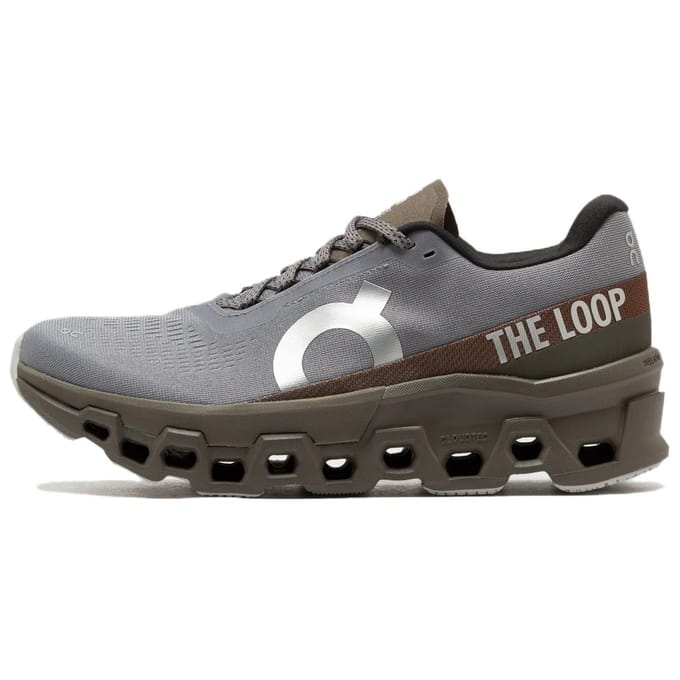 The Loop Running Supply x Pleasures x Cloudmonster 2 Mist Olive Heren Sneakers Grijs 3MF10493192 44.5 gray