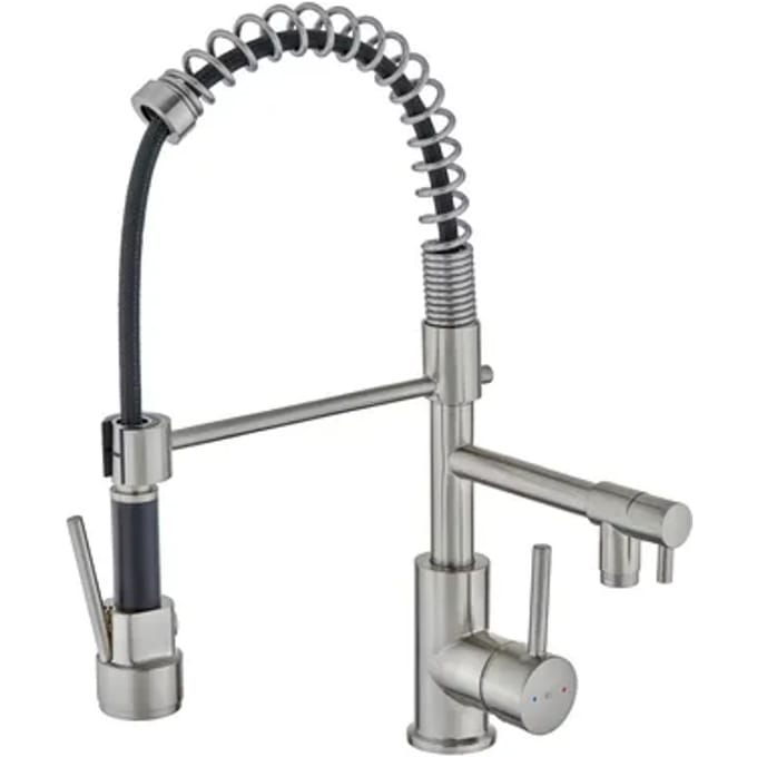 Essebagno Keukenmengkraan Mixer Pro Nikkel