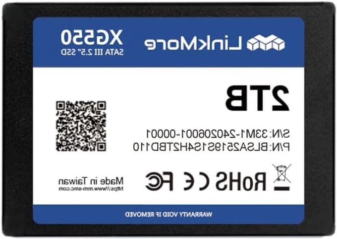 Interne SSD - Harde schijf - Sneller werken - Hoge schokbestendigheid - 2 TB - XG550