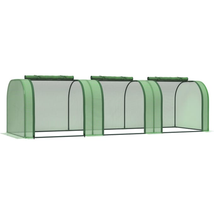 4goodz Kweekkas met raam 295x100x80 cm foliekas