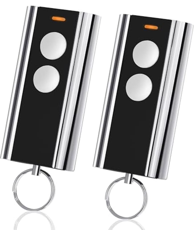 Garage Handzender 433,92 Rolling Code - 2 Stuks Voor Standaard Staal