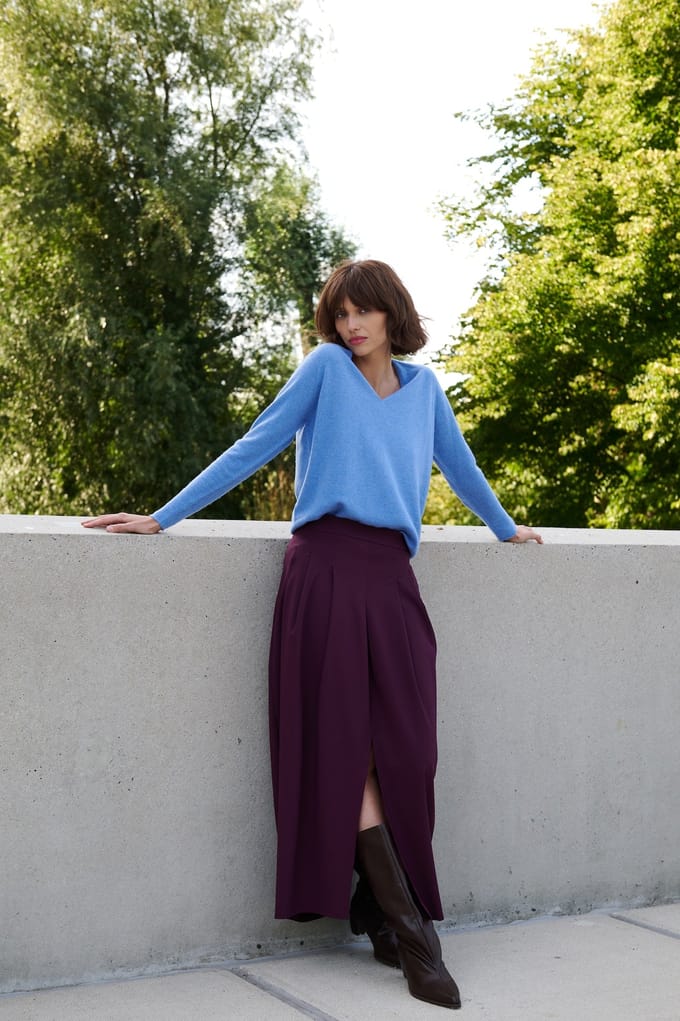 Jack skirt technical jersey | Cherry - Cherry / S